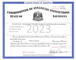 Louisiana Licensed Lender